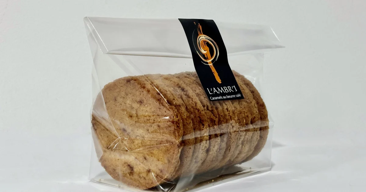 Sables Bretons au Beurre Demi-Sel et Caramel - Boite Metal 200g – Image 2